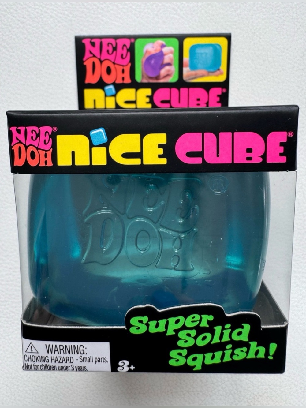 NeeDoh Nice Cube Blue Squishy Fidget Toy TikTok Viral NEW SHIPS TODAY!